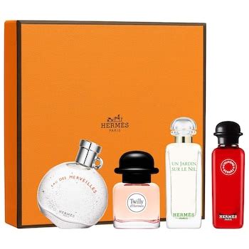 miniature perfume hermes|Hermes mini fragrance set.